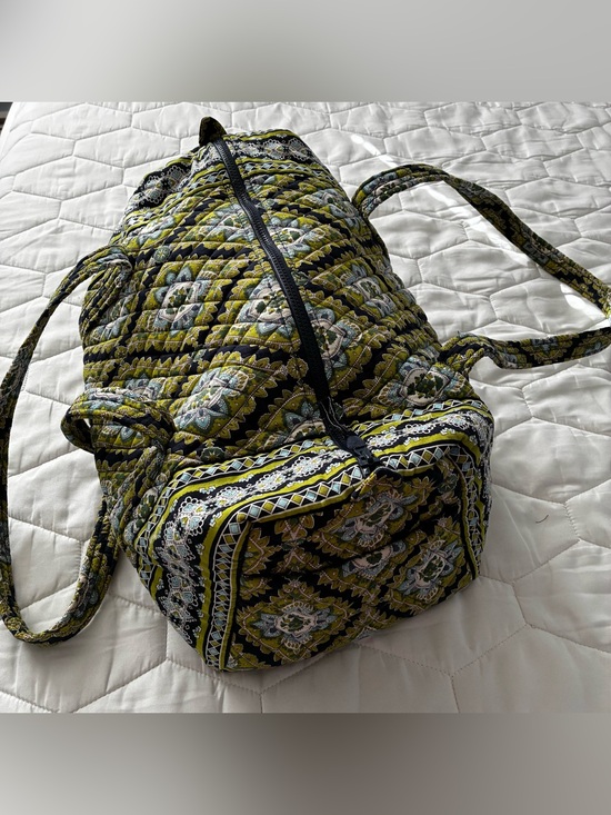 Vera Bradley Handbags - Vera Bradley Cambridge Quilted Small duffel overnight bag - Olive Green
